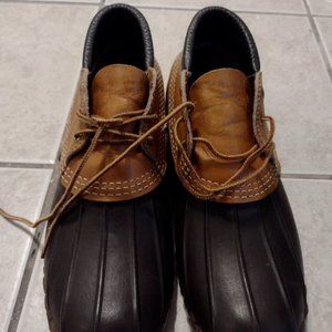 Vintage LL Bean Maine Hunting Shoes Ankle Height SZ 8N